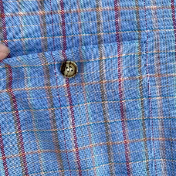 VTG 90s Par Four Sportswear Shirt Men's Size Large Tall Long Sleeve Button Down - Picture 7 of 8